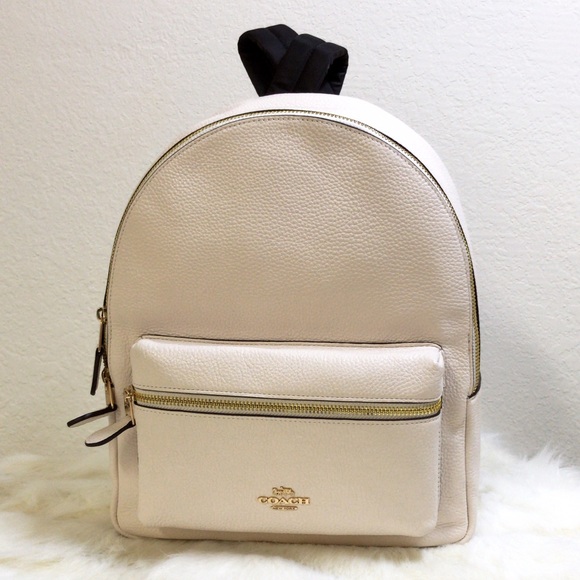Coach Handbags - 💃Coach Medium Charlie Backpack in Pebble